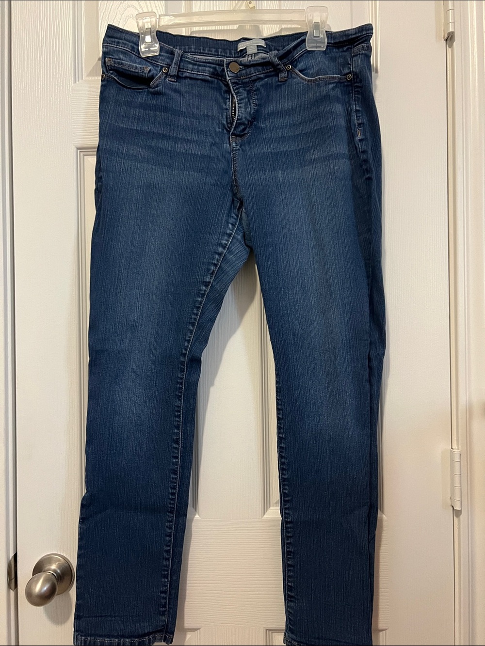 New York & Company Navy Skinny Jeans